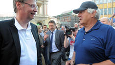 Promis demonstrieren für Kunsthalle