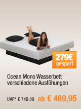 Ocean Mono Wasserbett, verschiedene Ausf&uuml;hungen