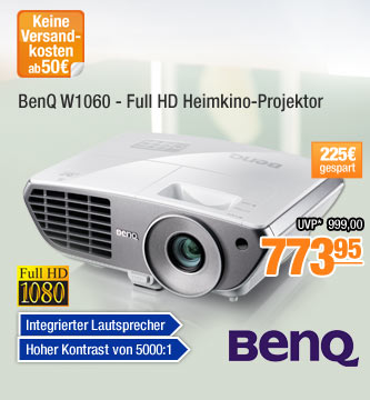 BenQ W1060 - Full HD Heimkino-Projektor 