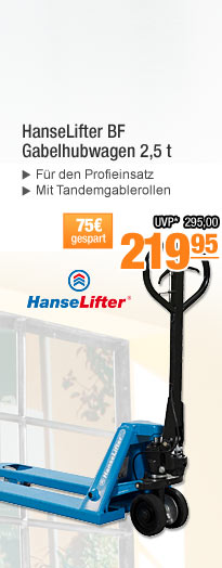 HanseLifter BF Gabelhubwagen 2,5 t