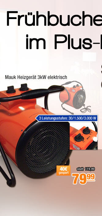 Mauk Heizger&auml;t 3kW elektrisch 