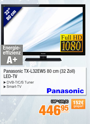 Panasonic TX-L32EW5 80
                                            cm (32 Zoll) LED-TV