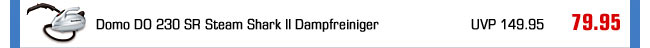 Domo DO 230 SR Steam Shark II Dampfreiniger