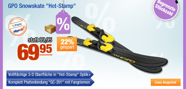 GPO Snowskate
                                            "Hot-Stamp" 