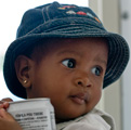 Witslayenne aus Haiti, 8 Monate alt