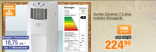 Suntec Dynamic 7.0 plus
                                          mobiles Klimagerät 