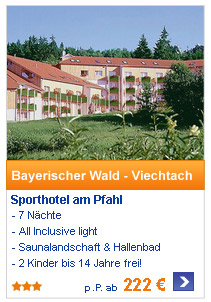 Bayerischer Wald -
                                            Viechtach Sporthotel am
                                            Pfahl