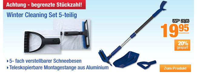 Winter Cleaning Set 5-teilig 