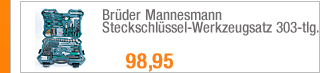 Brüder Mannesmann
                                            Steckschlüssel-Werkzeugsatz
                                            303-tlg.