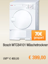 Bosch WTC84101
                                          Wäschetrockner 