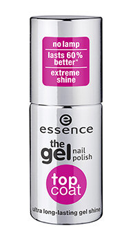 essence the gel nail polish top coat