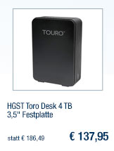 HGST Toro Desk 4 TB
                                            3,5" Festplatte