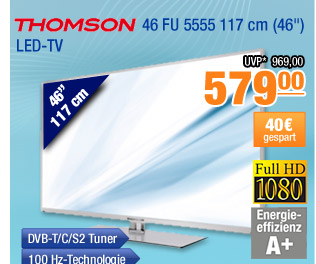 Thomson 46 FU 5555
                                            117cm (46") LED-TV 