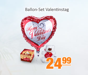 Ballon-Set Valentinstag