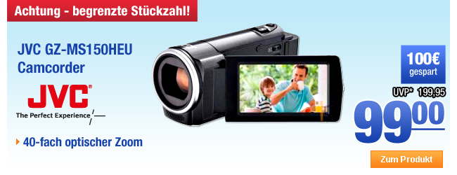 JVC GZ-MS150HEU Camcorder 