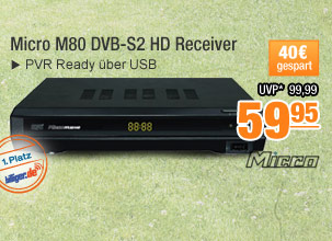 Micro M80 DVB-S2 HD
                                          Receiver 