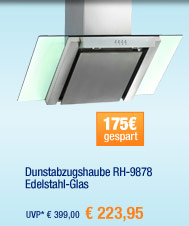  Dunstabzugshaube RH-9878 Edelstahl-Glas 