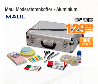 Maul Moderatorenkoffer - Aluminium 