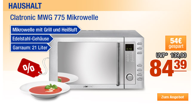 Clatronic MWG 775 Mikrowelle