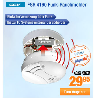 GEV FSR 4160
                                            Funk-Rauchmelder