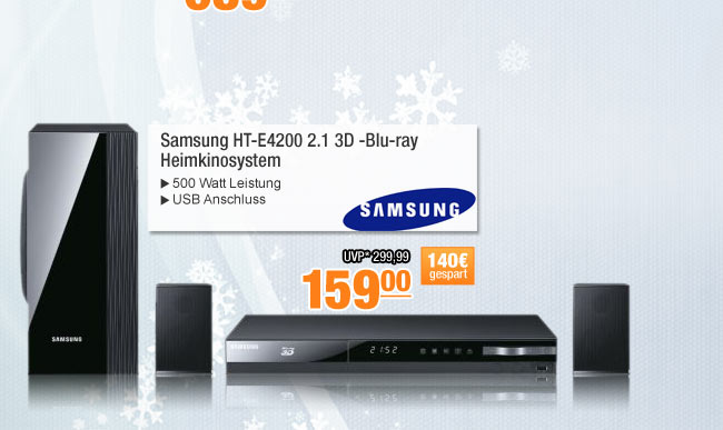 Samsung HT-E4200 2.1
                                            3D-Blu-ray-Heimkinosystem