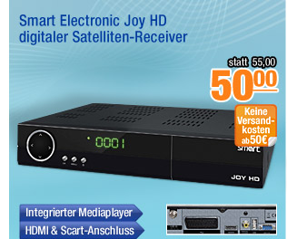Smart Electronic Joy HD
                                          digitaler Satelliten-Receiver
