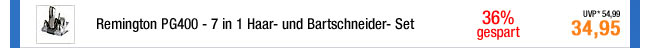 Remington PG400 - 7 in 1 Haar- und Bartschneider- Set 