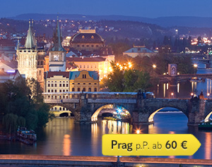 Prag p.P. ab 63 € >>