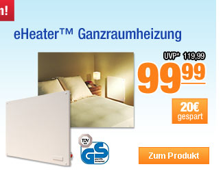 eHeater&trade; Ganzraumheizung