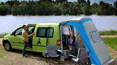 Camping hinterm Kombi
