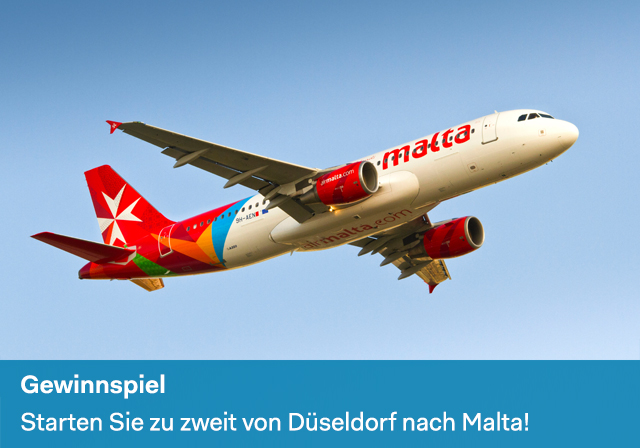 Air Malta im Flug