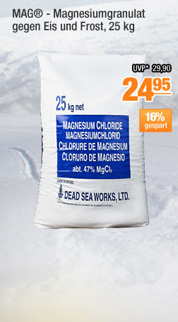 MAG&reg; - Magnesiumgranulat gegen Eis und Frost, 25 kg 