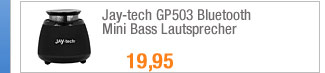 Jay-tech GP503
                                            Bluetooth Mini Bass
                                            Lautsprecher 