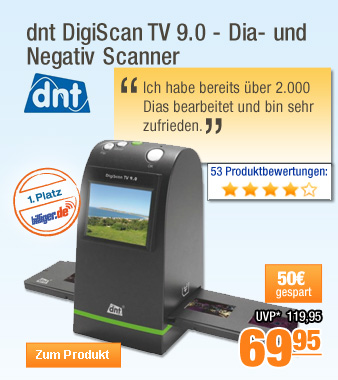 dnt DigiScan TV 9.0 -
                                            Dia- und Negativ Scanner 