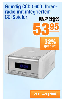 Grundig CCD 5600 Uhrenradio mit integriertem CD-Spieler