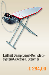 Leifheit
                                            Dampfbügel-KomplettsystemAirActive
                                            L Steamer 