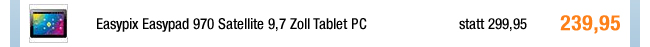 Easypix Easypad 970 Satellite 9,7 Zoll Tablet PC
