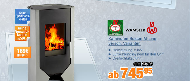 Kaminofen Boston M-Line, versch. Varianten