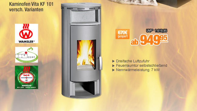 Kaminofen Vita KF 101, versch. Varianten