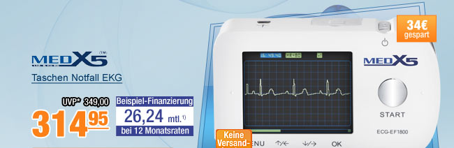 Taschen Notfall EKG