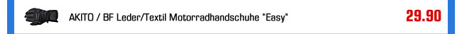 AKITO / BF Leder/Textil Motorradhandschuhe "Easy"
