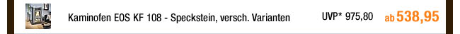 Kaminofen EOS KF 108 - Speckstein, versch. Varianten