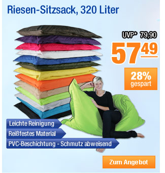 Riesen-Sitzsack, 320 Liter