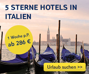 Exklusiver Urlaub in 5 Sterne Hotels in Italien >>