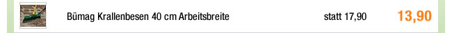 B&uuml;mag Krallenbesen 40 cm Arbeitsbreite