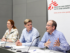 Jahrespressekonferenz: Vorstandsvorsitzender Volker Westerbarkey und Geschäftsführer Florian Westphal (rechts)