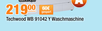 Techwood WB 91042 Y Waschmaschine