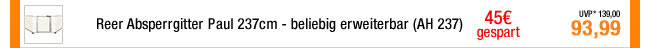 Reer Absperrgitter Paul 237cm - beliebig erweiterbar (AH 237)