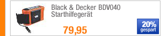 Black & Decker
                                            BDV040 Starthilfegerät 