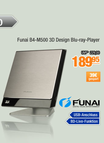 Funai B4-M500 3D Design Blu-ray-Player 